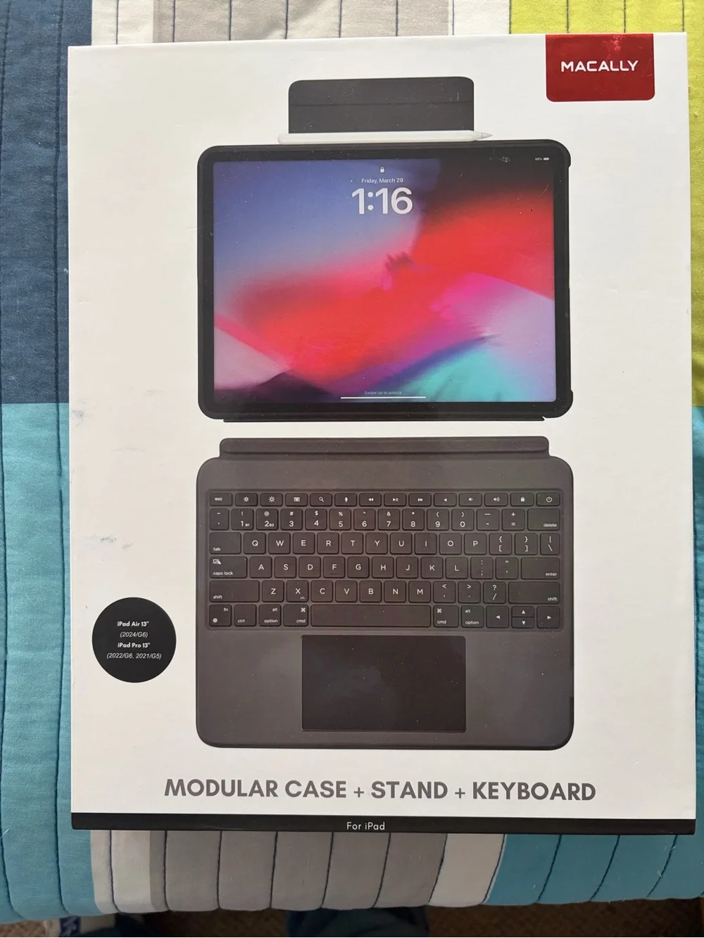 Modular Case + Stand + Keyboard for iPad - Black